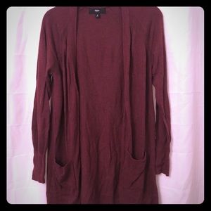 Maroon Cardigan